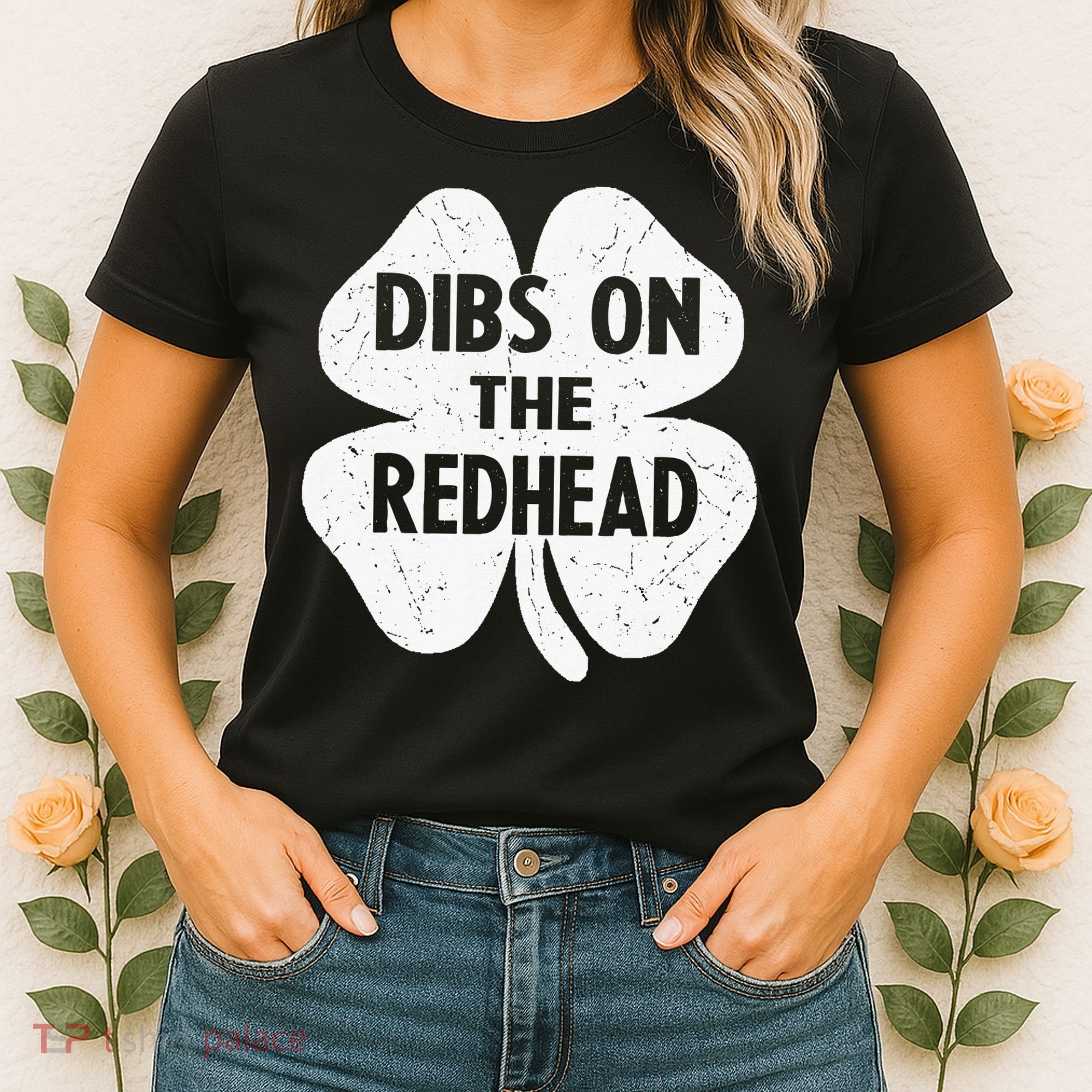 Irish St Patricks Day Shamrock Dibs On The Redhead Women's T-Shirt