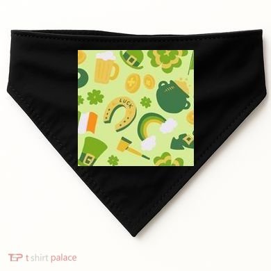 Ireland St Patrick's Day Celebration USA-Made Doggie Bandana