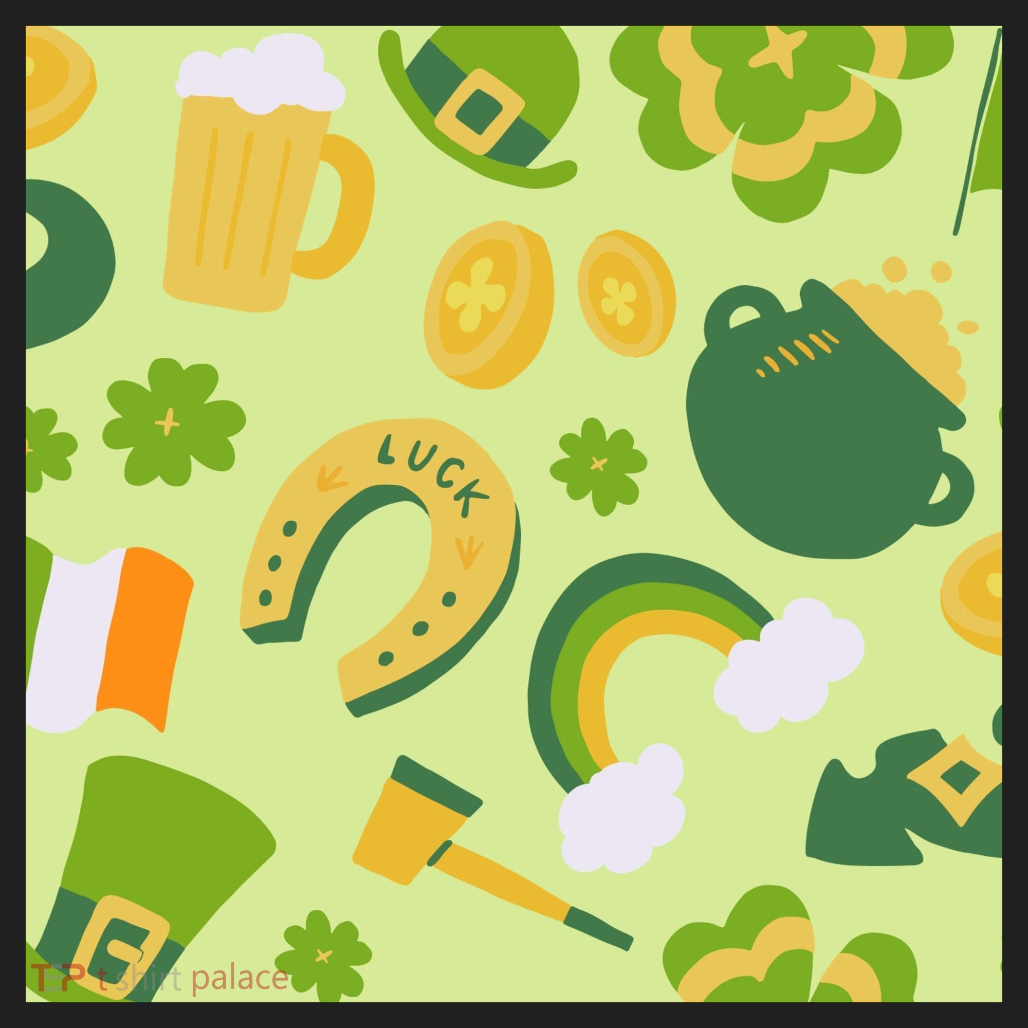 Ireland St Patrick's Day Celebration Golf Towel