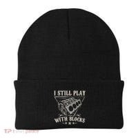 I Still Play With Blocks Car Mechanic Motor Engine Beanie thumb 0