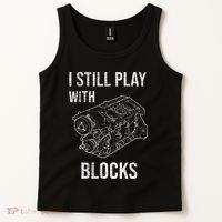 I Still Play With Blocks Tank Top thumb 2