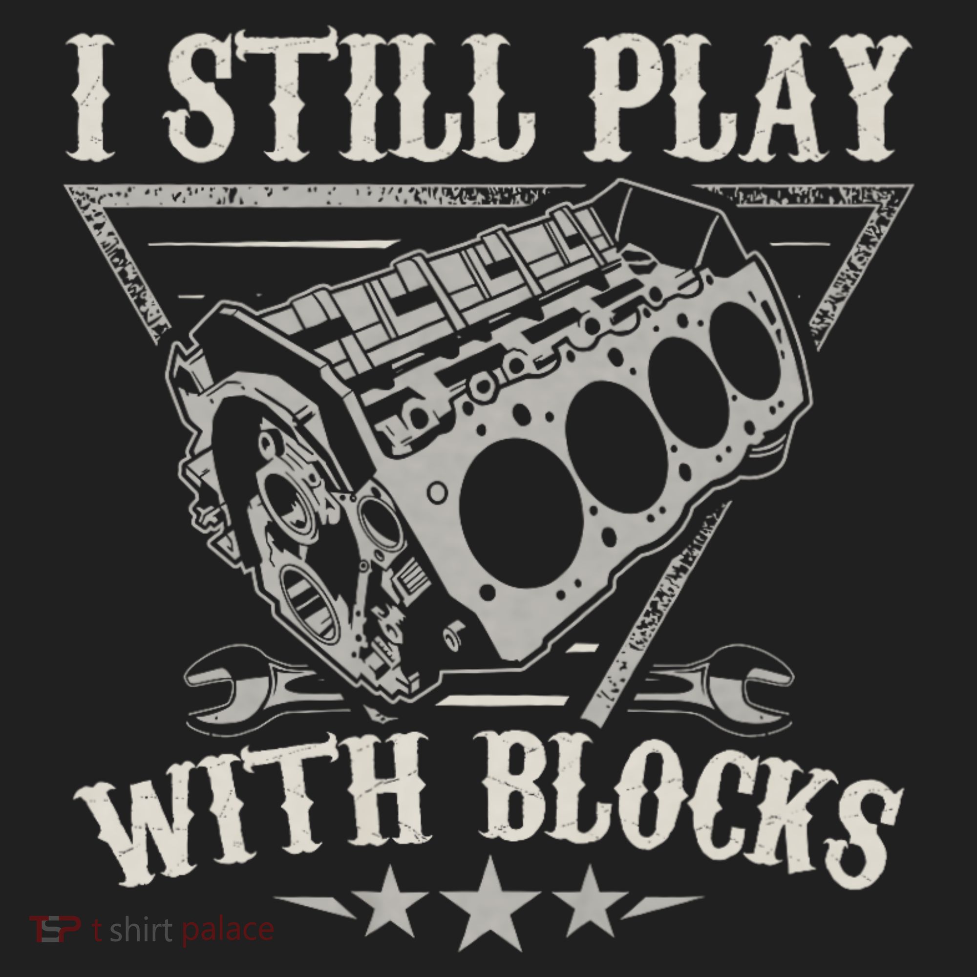 I Still Play With Blocks Car Mechanic Motor Engine Tumbler