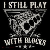 I Still Play With Blocks Car Mechanic Motor Engine Ornament thumb 1