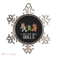 I Still Play With Dolls Voodoo Gift Halloween Ornament thumb 0