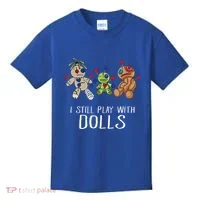 I Still Play With Dolls Voodoo Gift Halloween Kids T-Shirt thumb 0