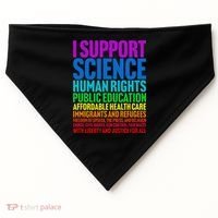 I Support Progressive Liberal Democratic Causes USA-Made Doggie Bandana thumb 0