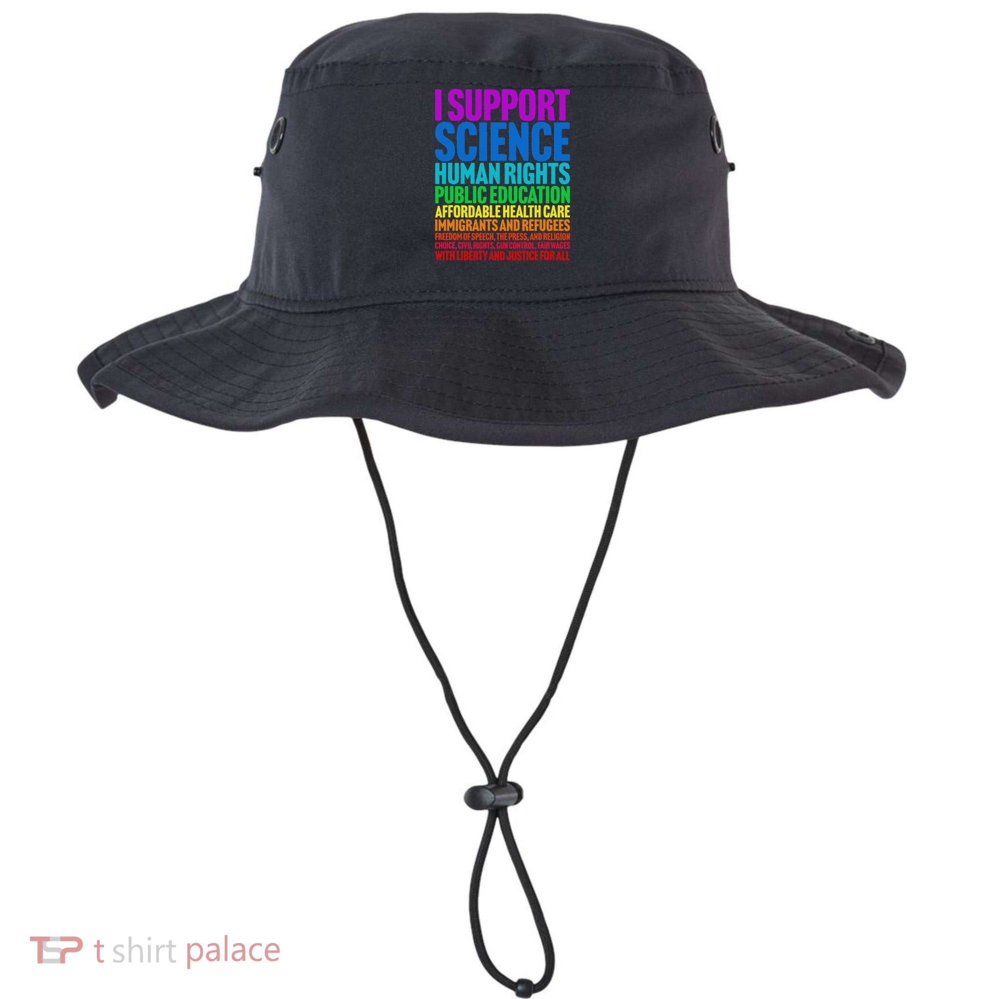 I Support Progressive Liberal Democratic Causes Bucket Hat