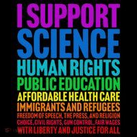 I Support Progressive Liberal Democratic Causes Ornament thumb 1