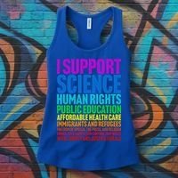 I Support Progressive Liberal Democratic Causes Women's Tank Top thumb 3