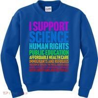 I Support Progressive Liberal Democratic Causes Kids Sweatshirt thumb 0