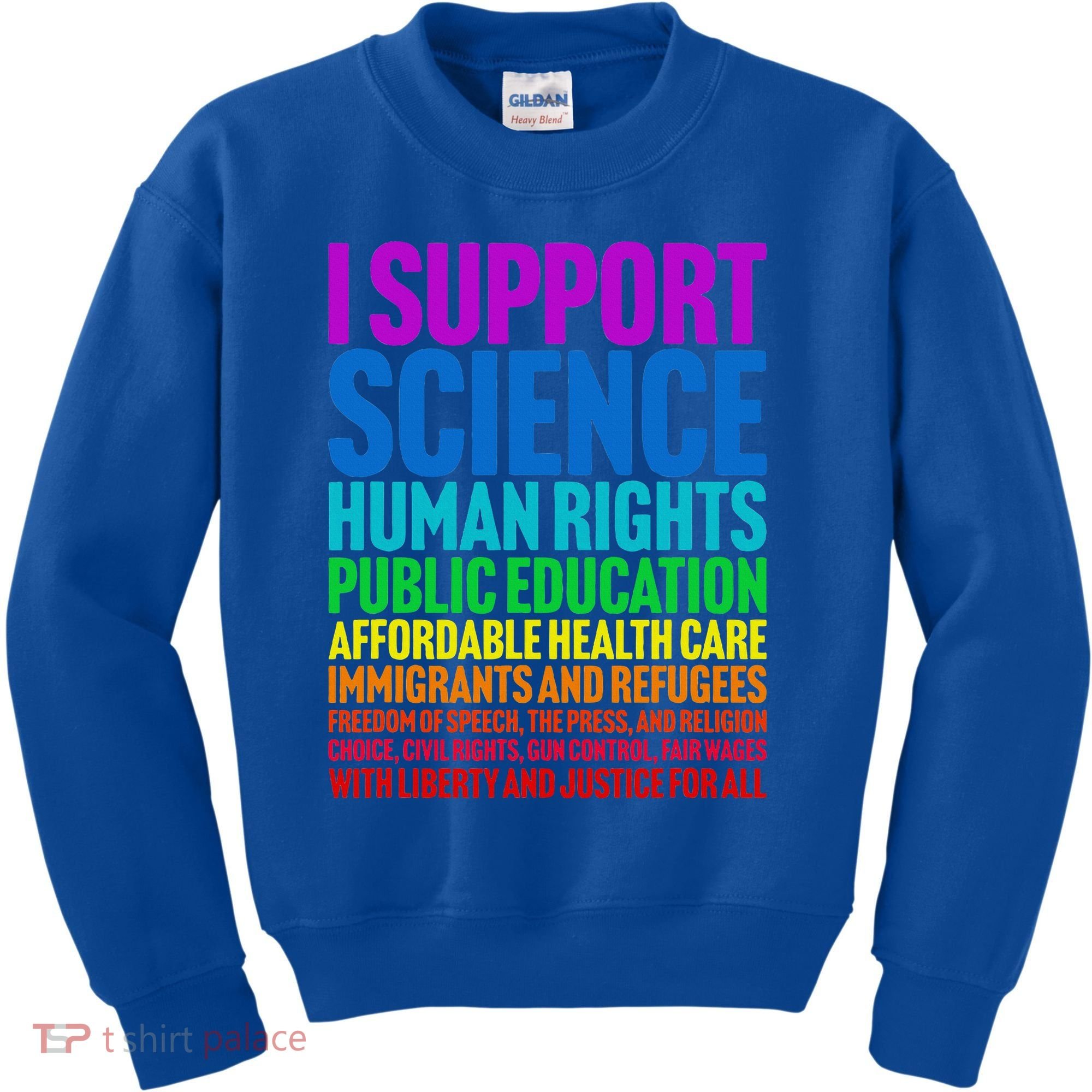 I Support Progressive Liberal Democratic Causes Kids Sweatshirt