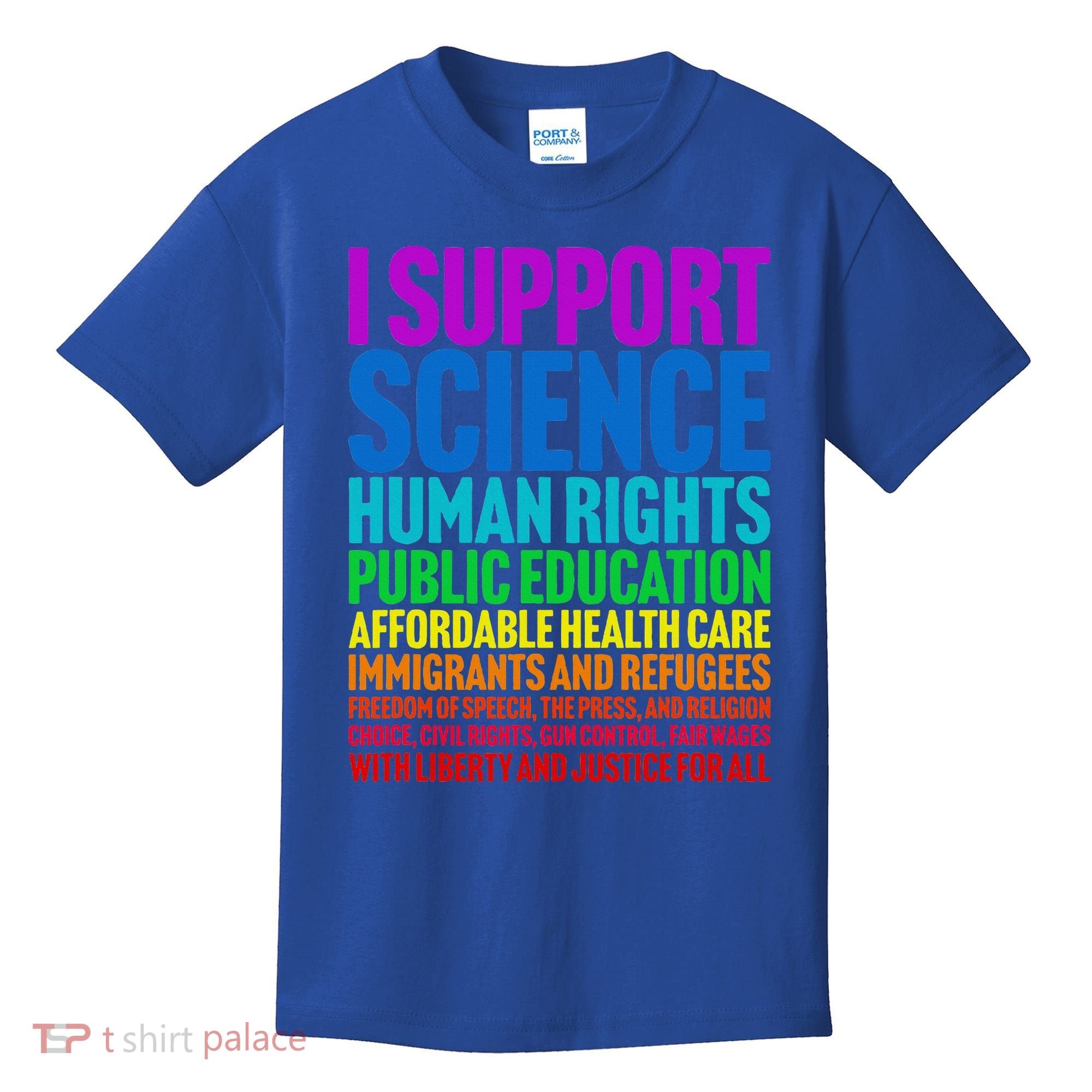 I Support Progressive Liberal Democratic Causes Kids T-Shirt