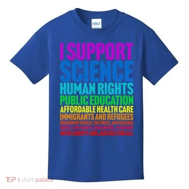 I Support Progressive Liberal Democratic Causes Kids T-Shirt