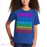 I Support Progressive Liberal Democratic Causes Kids T-Shirt thumb 2