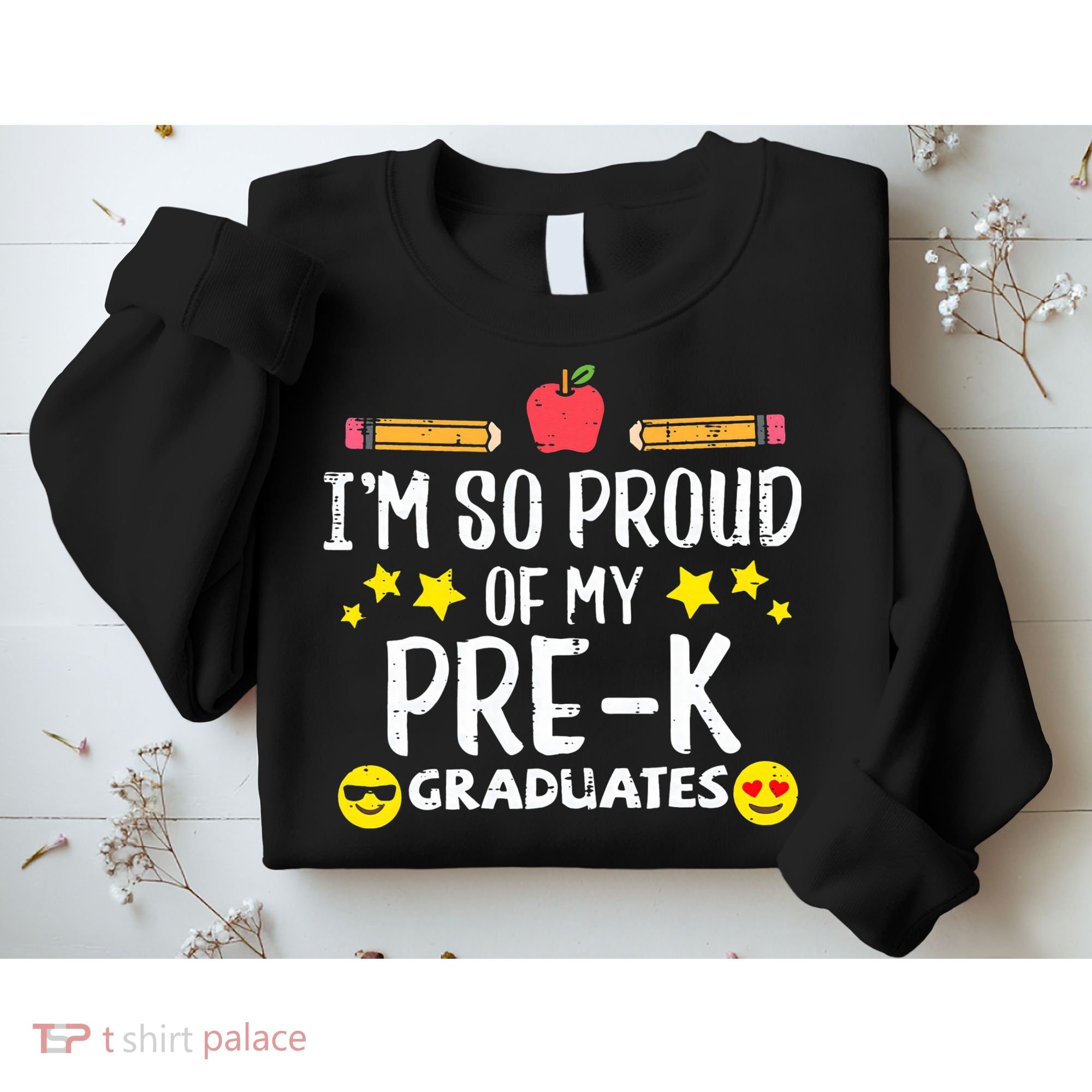 Im So Proud Of My Pre-K Graduates groovy Teacher Sweatshirt
