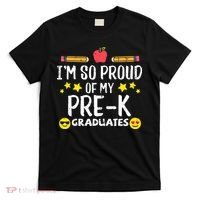 Im So Proud Of My Pre-K Graduates groovy Teacher T-Shirt thumb 0