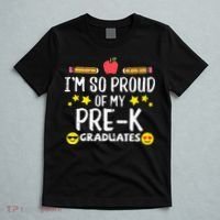 Im So Proud Of My Pre-K Graduates groovy Teacher T-Shirt thumb 5