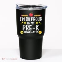 Im So Proud Of My Pre-K Graduates groovy Teacher Tumbler thumb 0