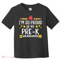 Im So Proud Of My Pre-K Graduates groovy Teacher Toddler T-Shirt thumb 0