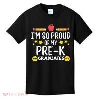 Im So Proud Of My Pre-K Graduates groovy Teacher Kids T-Shirt thumb 0