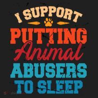 I Support Putting Animal Abusers To Sleep Beanie thumb 2