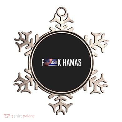Israel Strong Pray For Israel US Israel Flag Fuck Hamas Ornament