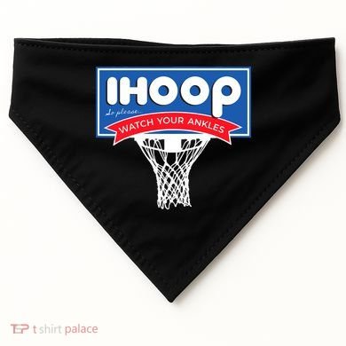 IHOOP So Please Watch Your Ankles Funny Basketball USA-Made Doggie Bandana