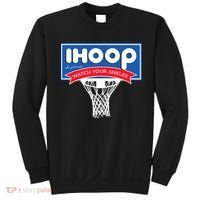 IHOOP So Please Watch Your Ankles Funny Basketball Sweatshirt thumb 0