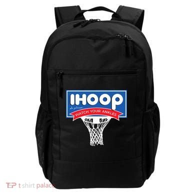 IHOOP So Please Watch Your Ankles Funny Basketball Backpack