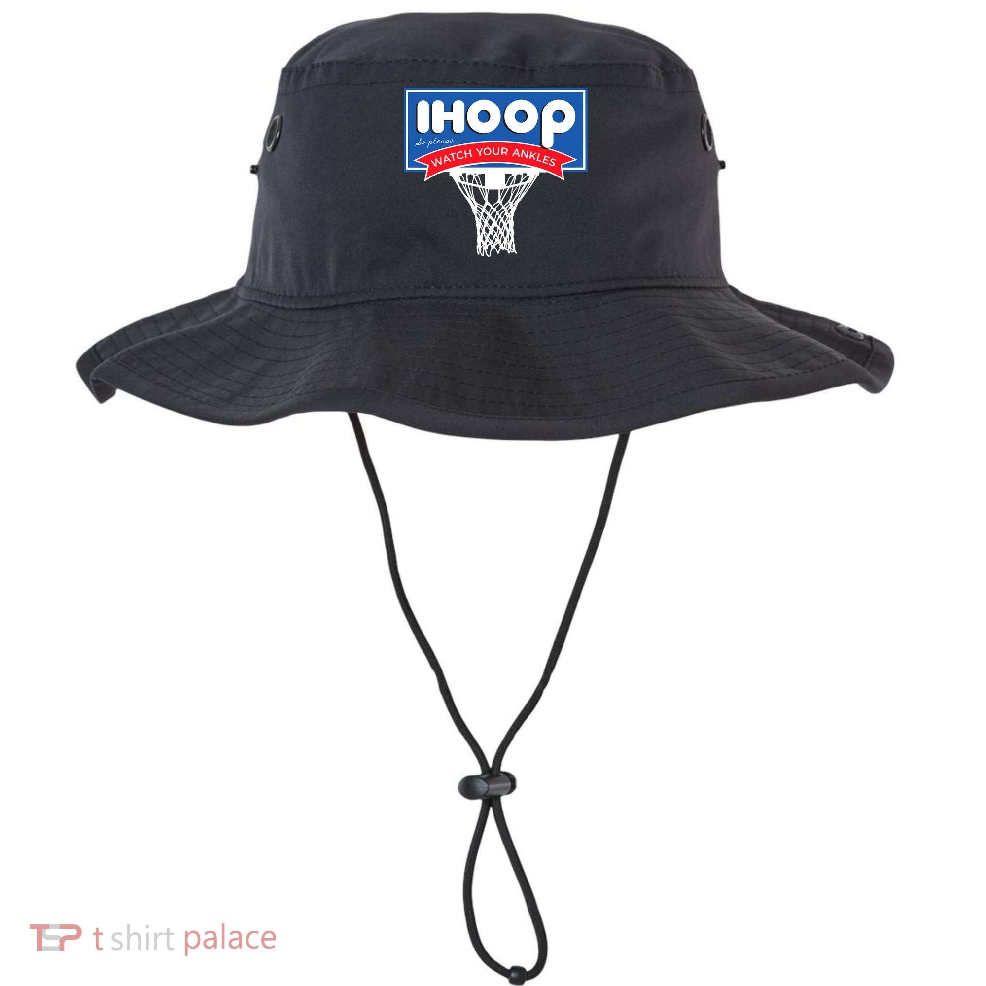 IHOOP So Please Watch Your Ankles Funny Basketball Bucket Hat