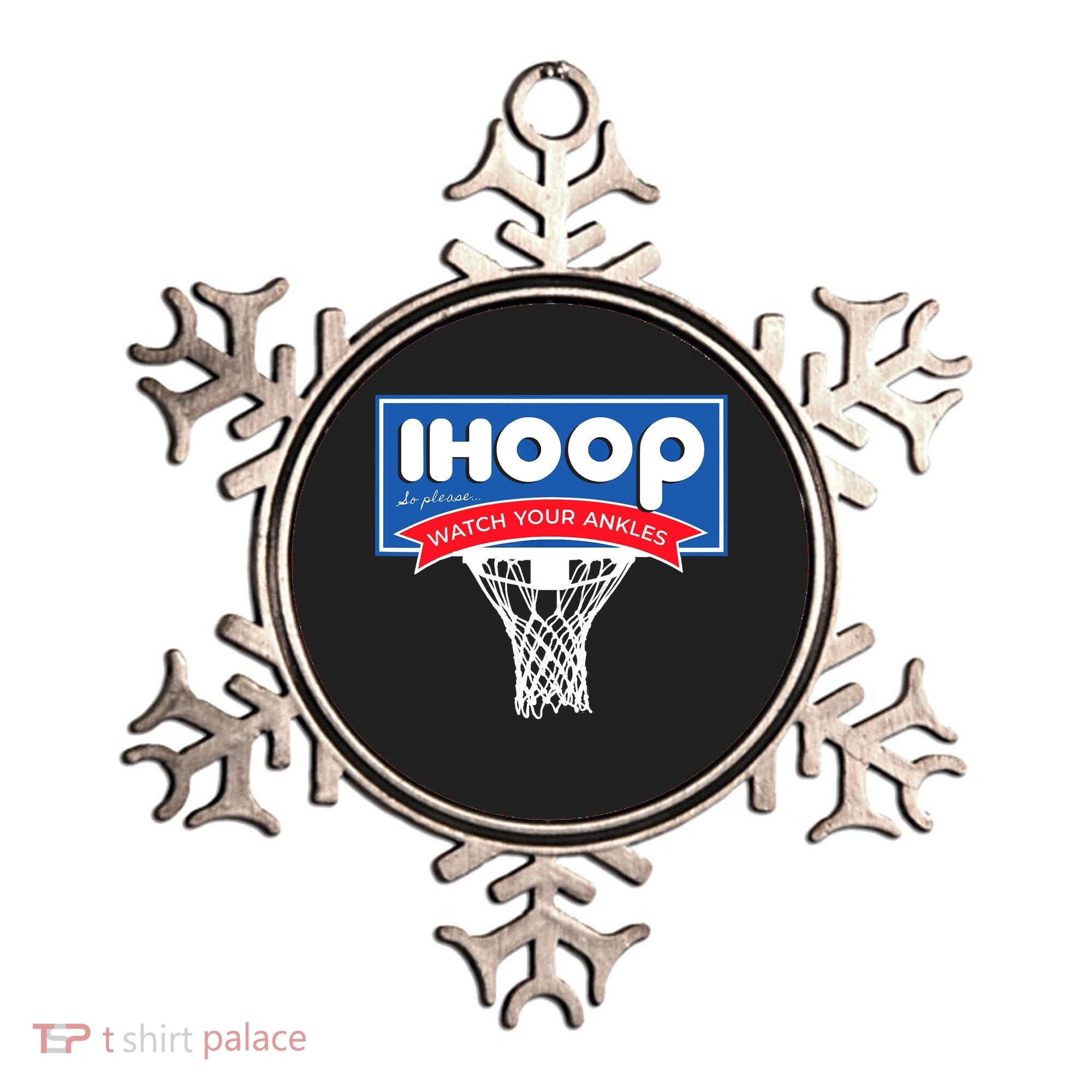 IHOOP So Please Watch Your Ankles Funny Basketball Ornament