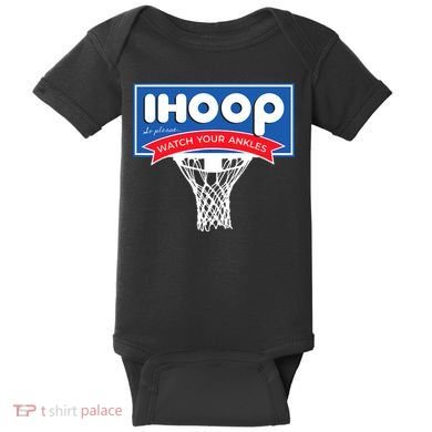 IHOOP So Please Watch Your Ankles Funny Basketball Baby Bodysuit