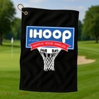 IHOOP So Please Watch Your Ankles Funny Basketball Golf Towel thumb 1