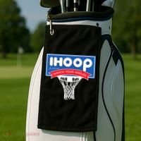 IHOOP So Please Watch Your Ankles Funny Basketball Golf Towel thumb 2