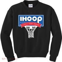 IHOOP So Please Watch Your Ankles Funny Basketball Kids Sweatshirt thumb 0