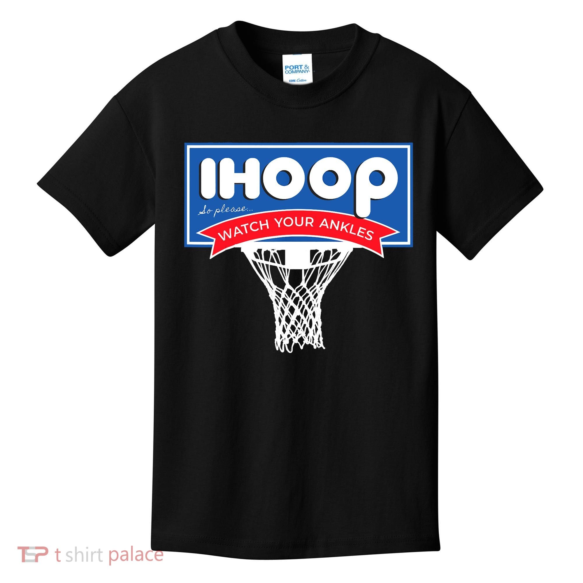 IHOOP So Please Watch Your Ankles Funny Basketball Kids T-Shirt
