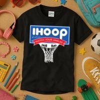 IHOOP So Please Watch Your Ankles Funny Basketball Kids T-Shirt thumb 3