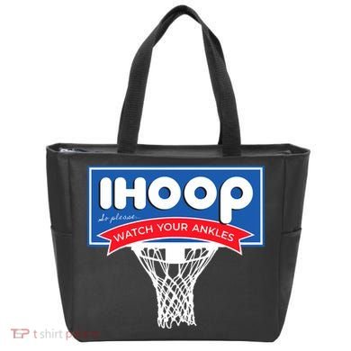 IHOOP So Please Watch Your Ankles Funny Basketball Tote Bag