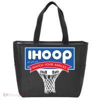 IHOOP So Please Watch Your Ankles Funny Basketball Tote Bag thumb 0