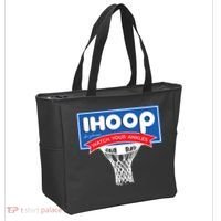 IHOOP So Please Watch Your Ankles Funny Basketball Tote Bag thumb 2