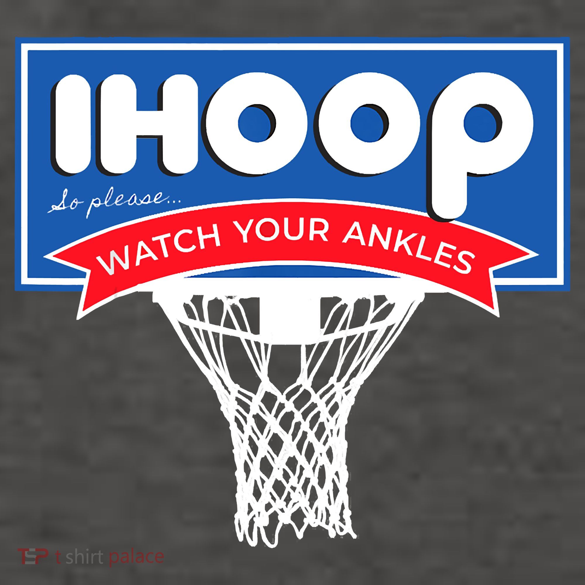 IHOOP So Please Watch Your Ankles Funny Basketball Women's Tank Top