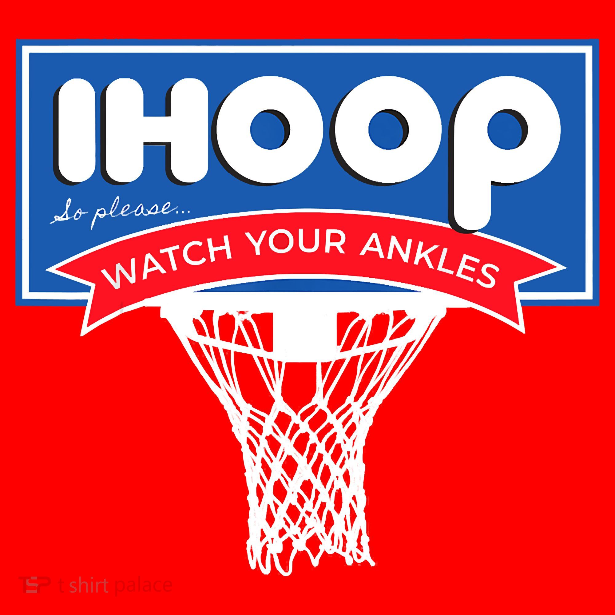 IHOOP So Please Watch Your Ankles Funny Basketball Santa Hat