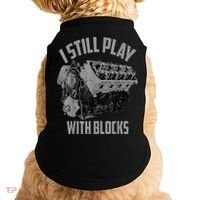 I Still Play With Blocks Racing Maintenance Man Doggie Tank thumb 0