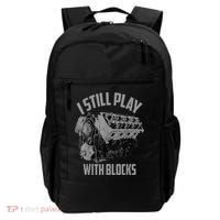 I Still Play With Blocks Racing Maintenance Man Backpack thumb 0