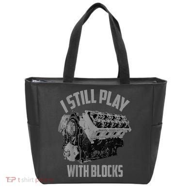 I Still Play With Blocks Racing Maintenance Man Bag