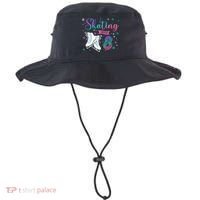 Ice Skating Rolling 8th Birthday Party Family Matching Great Gift Bucket Hat thumb 0