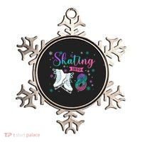 Ice Skating Rolling 8th Birthday Party Family Matching Great Gift Ornament thumb 0