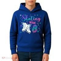 Ice Skating Rolling 8th Birthday Party Family Matching Great Gift Kids Hoodie thumb 4