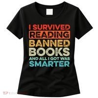I Survived Reading Banned Books All I Got Was Smarter Women's T-Shirt thumb 0