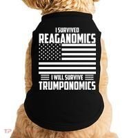 I Survived Reaganomics I Will Survive Trumponomics Doggie Tank thumb 0